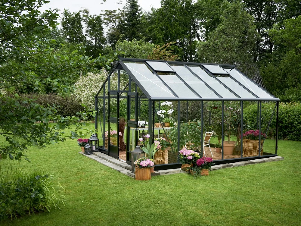 Royal Well Tuinkas Gartner 18.8 380 x 523 cm Antracietgrijs Gecoat - Afbeelding 1